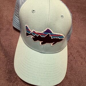 Patagonia Light Blue Mesh Hat